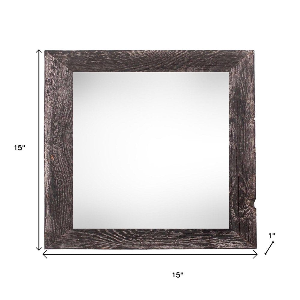 12" x 12" Black Wood Tabletop Picture Frame