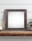 12" x 12" Black Wood Tabletop Picture Frame