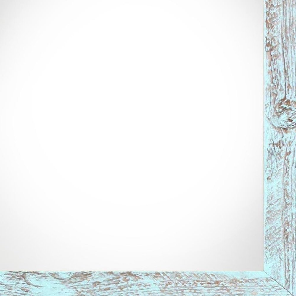 12" x 12" Blue Wood Tabletop Picture Frame