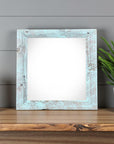 12" x 12" Blue Wood Tabletop Picture Frame