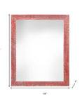 12" x 18" Red Wood Hanging Picture Frame