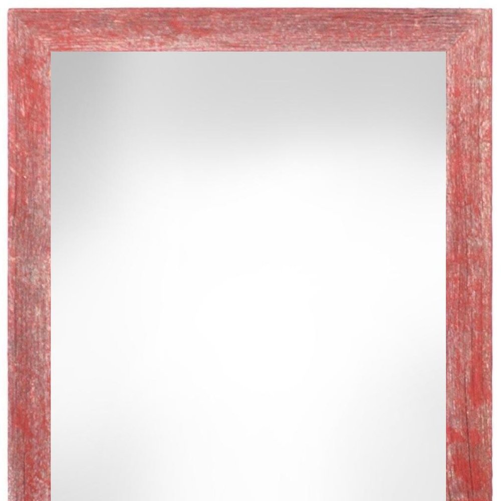 12" x 18" Red Wood Hanging Picture Frame