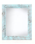 12" x 18" Blue Wood Hanging Picture Frame