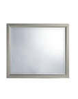 36" Silver Framed Dresser Mount Mirror