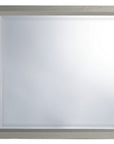 36" Silver Framed Dresser Mount Mirror