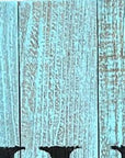 5' Rustic Light Aqua Blue Front Porch Welcome Sign