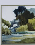 Set Of Two Bean Fields And Tall Trees Framed Art