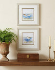 Set Of 2 Watercolor Shore Birds Framed Art