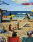 9" X 11" Dog Days Of Summer Black Framed Beach Wall Art