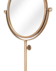 Gold Round Wall Mount Mirror