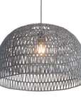 Gray Lantern Metal Dimmable Ceiling Light With Shades