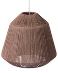 Brown Woven Paper String Hanging Pendent Lamp