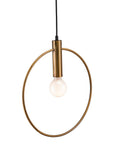 Gold Ring Metal Dimmable Chandelier