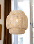 Natural Boho Weave Ceiling Lamp