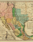 Vintage 1862 Civil War Map Unframed Print Wall Art