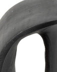 Set of Two 6" Black Metal Decorative Bookends