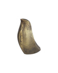Set of Two 3" Gold Metal Bird Decorative Bookends