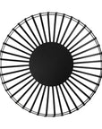 Set of Two Black Metal Decorative Bowl