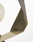 Golden Geometric Halo Table Or Desk Lamp
