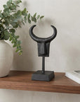 Black Metal Tribal Inspired Sculpture
