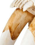 Authentic Replica Sabertooth Skull Sculpture