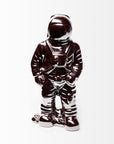 Over The Moon Silverplated Astronaut Sculpture