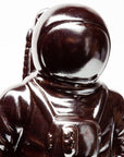 Over The Moon Silverplated Astronaut Sculpture