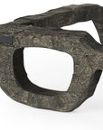 Eugene Rustic Brown Wooden Eyeglass Sculpture