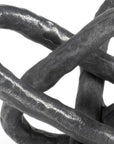 Petite Silver Metal Chain Link Sculpture
