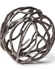 Silver Metal Tree Branch Sculpture