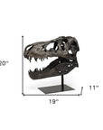 Authentic Replica T Rex Skull Sculpture