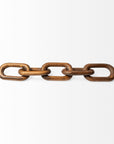 Brown Wooden Chain Link Decor Piece