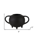Black Matte Metal Italian Inspired Bowl