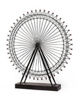 Metal And Wood London Eye Moveable Sculpture