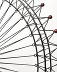 Metal And Wood London Eye Moveable Sculpture