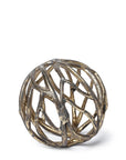 Petite Gold Metal Tree Branch Sculpture