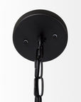 Black Metal Sphere Pendant Hanging Light