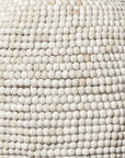 Whitewash Beaded Ball Hanging Pendent Light