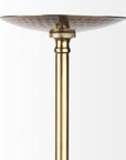 Hammered Gold Metal Hanging Pendant Light