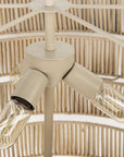 Light Brown Six Tier Hanging Chandelier