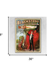 Vintage 1934 Blackstone Magic Unframed Print Wall Art