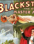 Vintage 1934 Blackstone Magic Unframed Print Wall Art