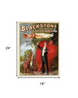 Vintage 1934 Blackstone Magic Unframed Print Wall Art