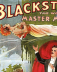 Vintage 1934 Blackstone Magic Unframed Print Wall Art