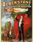 Vintage 1934 Blackstone Magic Unframed Print Wall Art