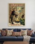 Vintage 1895 Blackstone Magic Unframed Print Wall Art