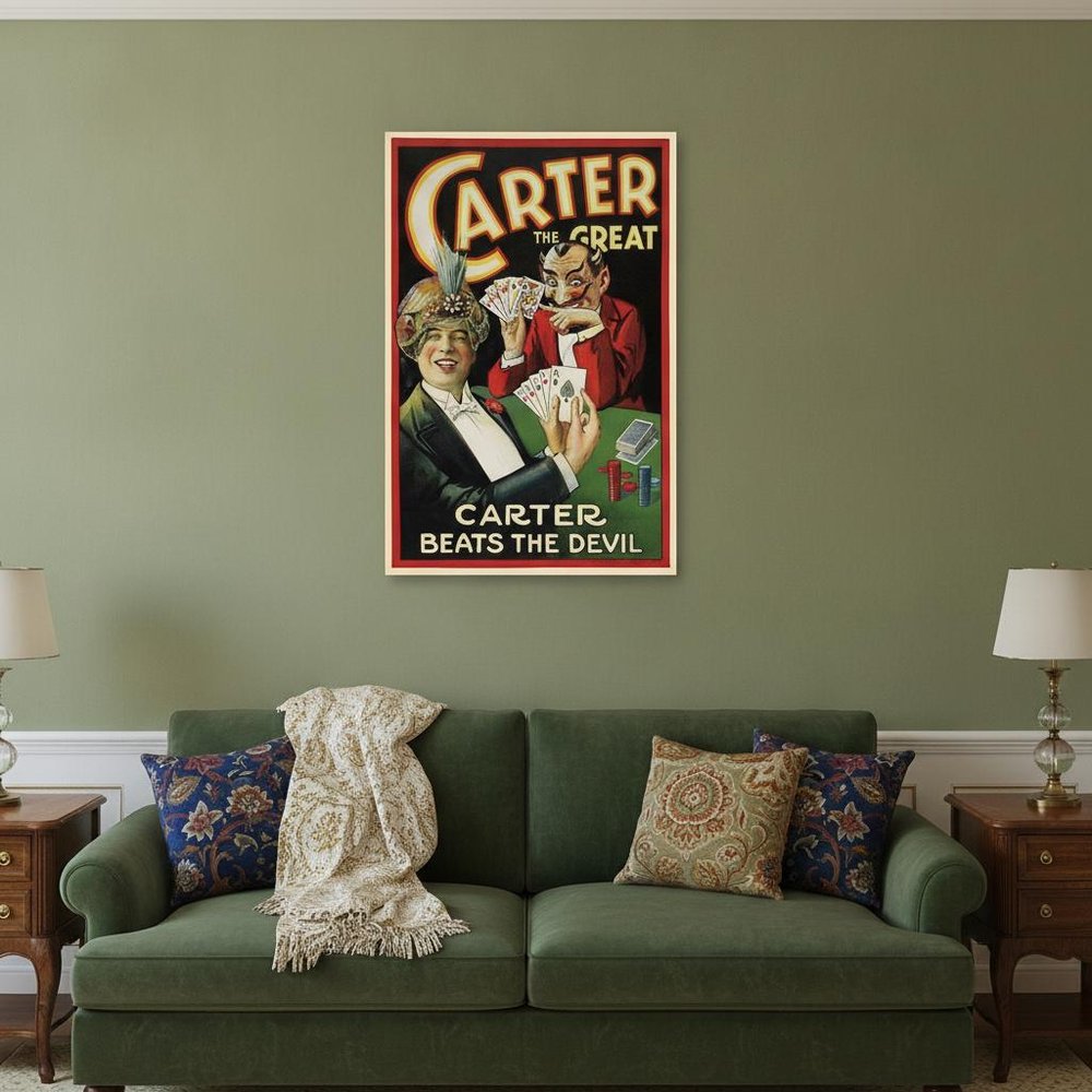 Vintage 1922 Carter Vintage Magic Unframed Print Wall Art