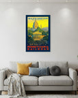 Washington Dc Vintage Travel Unframed Print Wall Art