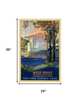 West Point New York Vintage Travel Unframed Print Wall Art