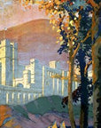West Point New York Vintage Travel Unframed Print Wall Art